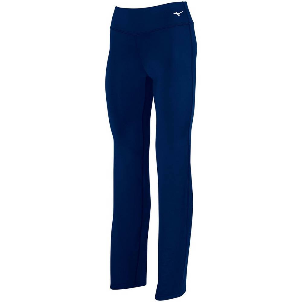 Pantalones Mizuno Align Long Mujer Azul Marino España AEFV-02391